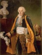 unknow artist Portrait of Pierre Simon Marquis de Laplace painting